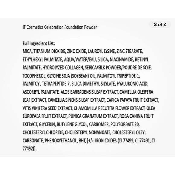 It Cosmetics Celebration Hydrating Powder Foundation Light New - Picture 3 of 3